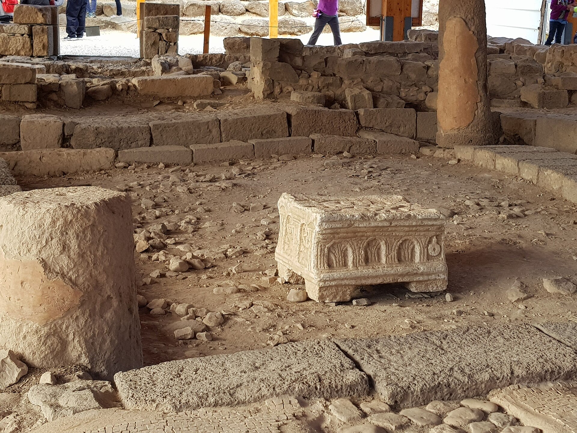 Magdala synagogue ruins